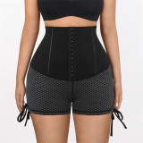 Custom Service High Waist Leggings 2 in 1 Breathable Hooks Waist Trainer Leggings Fat Burning Sauna Waist Trainer leggings