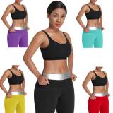 HEXIN Drop Ship Seamless Suana Yoga Pants Hooks Design Weith Loss Waist Trainer Body Shaper Slimming