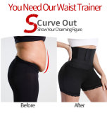 cheap Elastic Around Bandage Belt Waist Trainer Wrap Adjustable Compression Shaper Wrap Waist Trainer Panties Shorts