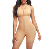 HEXIN In Stock Skin Zipper With Hooks High Tummy Control Slimming Post Sugery Body Shaper