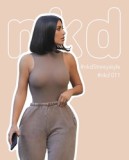 Hot Sales New round neck sleeveless slim-fit sexy sling fashion tight jumpsuit women's clothing
