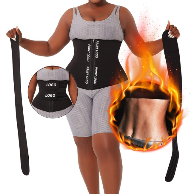 HEXIN Custom Service Waist Trimmer Neoprene Fat Burning Shapers Corset Waist Trainers