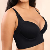 Hot Selling Plus Size Push Up Hide Back Side Fat Sculpting Uplift Body Shapewear Bra Seamless Push Up Shapewear Bra