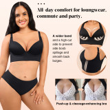 Hot Selling Plus Size Push Up Hide Back Side Fat Sculpting Uplift Body Shapewear Bra Seamless Push Up Shapewear Bra