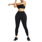 HOT SALE Custom 2 In 1 Adjustable Hooks Corset Waist Trainer Leggings Sport Fitness Yoga Leggings High Waist Women Yoga Pants