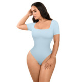 Custom Service outwear seamless bodysuit for women summer body shaper plus size bodysuit shapewear