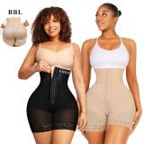 HOT SALE Custom 2 in 1 butt lifter post surgery shapewear high waist bbl Shorts panty fajas colombianas shapewear for women