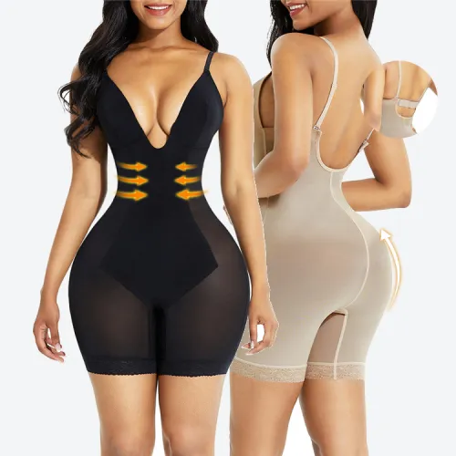 HEXIN Dropshipping High Compression Plus Size Tummy Control Butt Lifter Shapewear Women Body Shaper