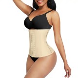Custom Service women waist trainer high compression weight lose latex corset waist trainer shaper