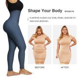 Custom service high waist leggings with waist trainer tummy control shapewear push up shapewear leggings