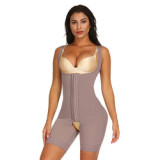 HEXIN Custom Service Manufacturer High Quality Triple Control Abdomen Thigh Slim Women Crotchless Body Shapers