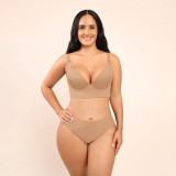 Hot Selling Plus Size Push Up Hide Back Side Fat Sculpting Uplift Body Shapewear Bra Seamless Push Up Shapewear Bra