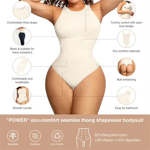 Custom Women Bodysuits 2023 One Piece Sculpting Women Spandex Bodysuit Shapewear For Women