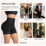 Custom Service high waist butt lifter shorts compression fajas shorts with zipper women plus size fajas colombianas shapewear