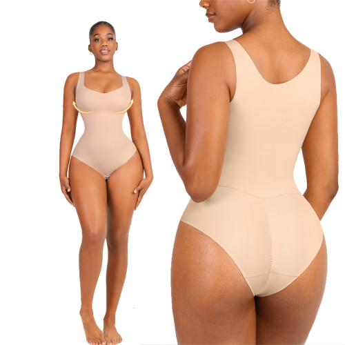 Hexin Shapewear Body Shaper Seamless Shapewear Plus Size Thong Body Shaper  Women seamless shapewear for women