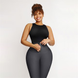Custom service high waist leggings with waist trainer tummy control shapewear push up shapewear leggings