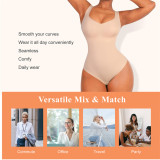 wholesale custom one piece 3 in 1 Bodysuit For Women Tummy Control Shapewear plus size Seamless Shapewear Body Shaper For Women
