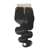 Human Hair 4*4 T Lace Boby Wave Closures