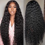 12A Jerry Curly Wig 13*4 Frontal Lace Afro Kinky Human Hair