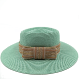 Straw Hat Bow Set Diamond khaki Summer Sun Hat White Travel Straw Hat Unisex Hat Men's and Women's Sun Hat Gorras Homebre
