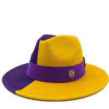 bulk price fedora hat for women Tie dyed hat   3d painted felt hat party hat model photo wide brim panama cap unisex cap
