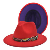 30 colors fedora hat woolen jazz hat party hats ladies fedora hats men hats top hats Panama кепка женская