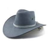 New 17 Stlyes Women Men Western Cowboy Hat For Dad Gentleman Lady Cowgirl Sombrero Hombre Jazz Caps  Dropshipping