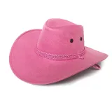 Fashion Wide Brim Western Cowboy Hat with Windproof Rope Vintage Solid Color Jazz Hat All-match for Casual Vacation