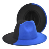 Purple fedoras wide brim hat Panama felt hat for male jazz hat church top cap british women fedoras hats for men шляпа женская