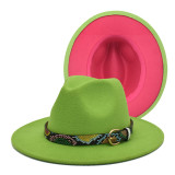 30 colors fedora hat woolen jazz hat party hats ladies fedora hats men hats top hats Panama кепка женская