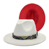 30 colors fedora hat woolen jazz hat party hats ladies fedora hats men hats top hats Panama кепка женская