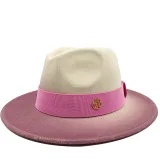 Fedora white and blue new 2023 new two-color fashion spring unisex jazz hat Fedora spring and autumn hat кепкамужския