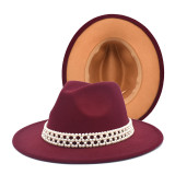 bulk price fedoras hat Panama felt hat for women  jazz hat fedora hat grass green women fedoras donut chain women hats