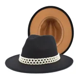 bulk price fedoras hat Panama felt hat for women  jazz hat fedora hat grass green women fedoras donut chain women hats