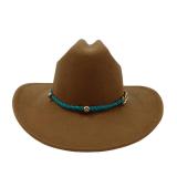 Cowboy hat western men's outdoor Mongolian hat rider hat men's rider hat панама fedora hat rope accessories men's Panama