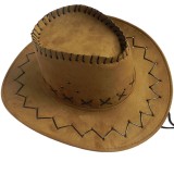 Fashion Suede Fabric Western Cowboy Hat Retro Rancher Hat Wide Brim Jazz Hat Sun Protection Summer Gift for Male Female