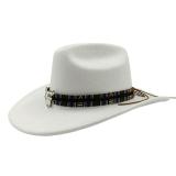 Cowboy hat western men's outdoor Mongolian hat rider hat men's rider hat панама fedora hat rope accessories men's Panama