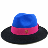 Hat Gradient Color Fedora Hat Panama Fedora Fedora Hat Men's and Women's Jazz Hat Fedora Hat Grass Green Winter Hat Wholesale