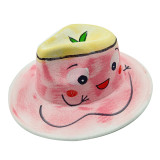 2021 new hand-painted pattern Fedora hat wide brim hat Panama felt hat shallow top fedora hat men and women hats men панама