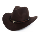 New 17 Stlyes Women Men Western Cowboy Hat For Dad Gentleman Lady Cowgirl Sombrero Hombre Jazz Caps  Dropshipping