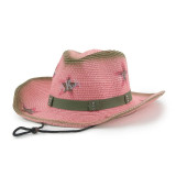 Cowboy hat western men's outdoor Mongolian hat rider hat men's rider hat панама fedora hat rope accessories men's Panama