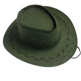 Fashion Suede Fabric Western Cowboy Hat Retro Rancher Hat Wide Brim Jazz Hat Sun Protection Summer Gift for Male Female