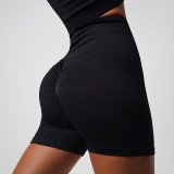 Women's fitness suit high waisted tight sports shorts hip liftin quick drying breathable running training yoga and sportswear