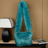 Women Winter Fashion bags Cute Female Crossbody Tote Bag Plush Ladies Faux Fur Shoulder Bags
