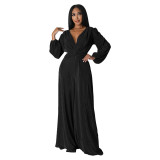 Sharee Women New Fall 2023 Arrivals Jumpsuits Wide Leg Corset Pleated Plus Size Rompers Women Jumpsuit