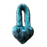 Fluffy Faux Fur Winter Women Handbags Plush Ladies Heart Shaped Shoulder Bag Cute Female Clutch Purse Love Handbags
