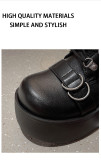 Wholesale Ankle Boot for women Platform Chunky High Heel Lace Up Combat Wedges goth Booties