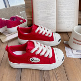 BUSY GIRL BX4813 Custom shoes women canvas sneakers ladies flat distressed sneaker zapatillas star casual shoes for women