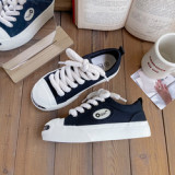 BUSY GIRL BX4813 Custom shoes women canvas sneakers ladies flat distressed sneaker zapatillas star casual shoes for women