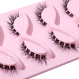 5 pairs together Wholesale popular colored eyelashes from the original factory false eyelashes